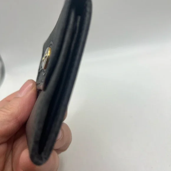 Dior Black Leather Card Holder - Picture 4 of 10